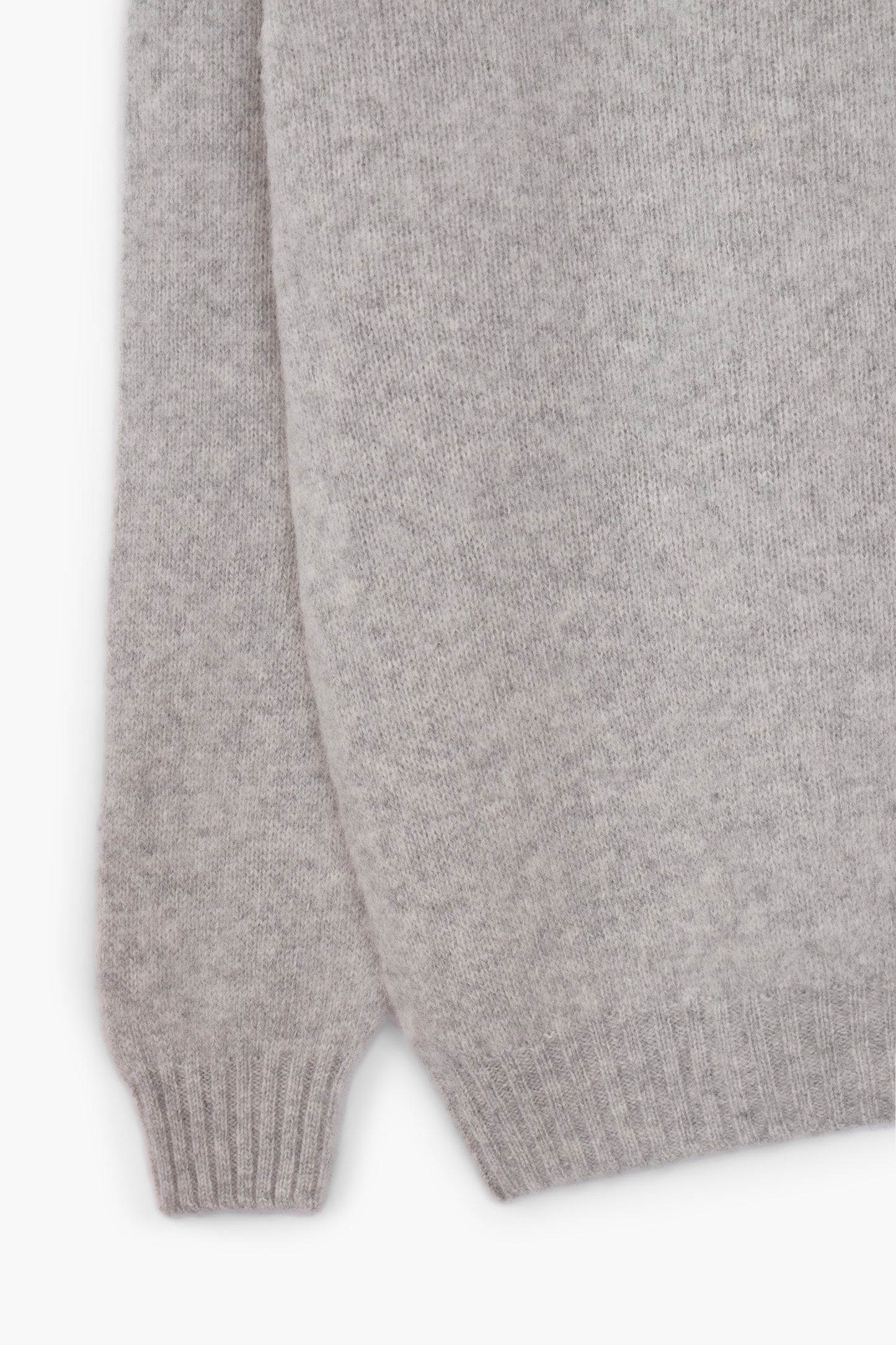 Shaggy Dog wool turtleneck sweater - Gray