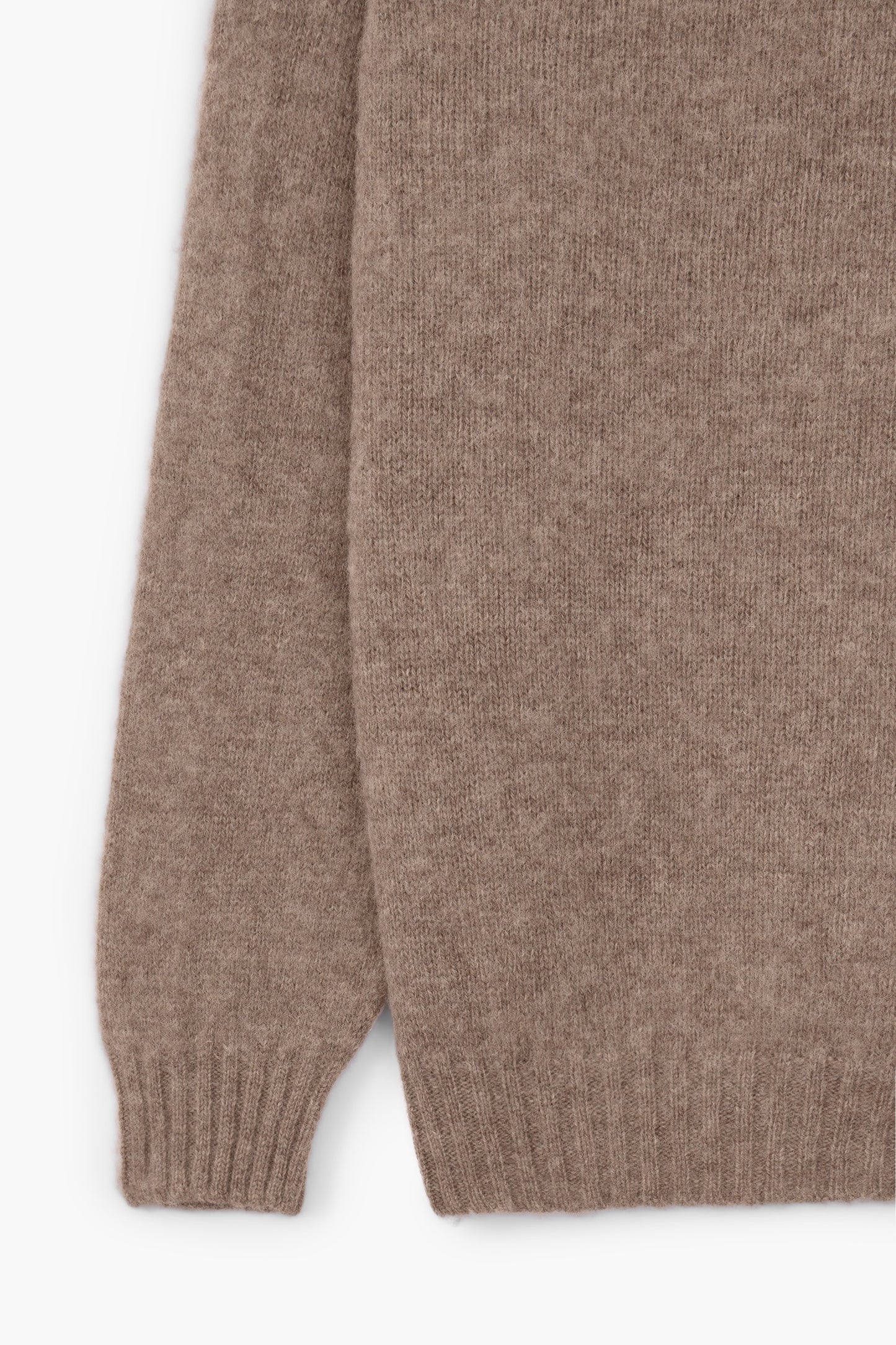 Shaggy Dog wool turtleneck sweater - Brown