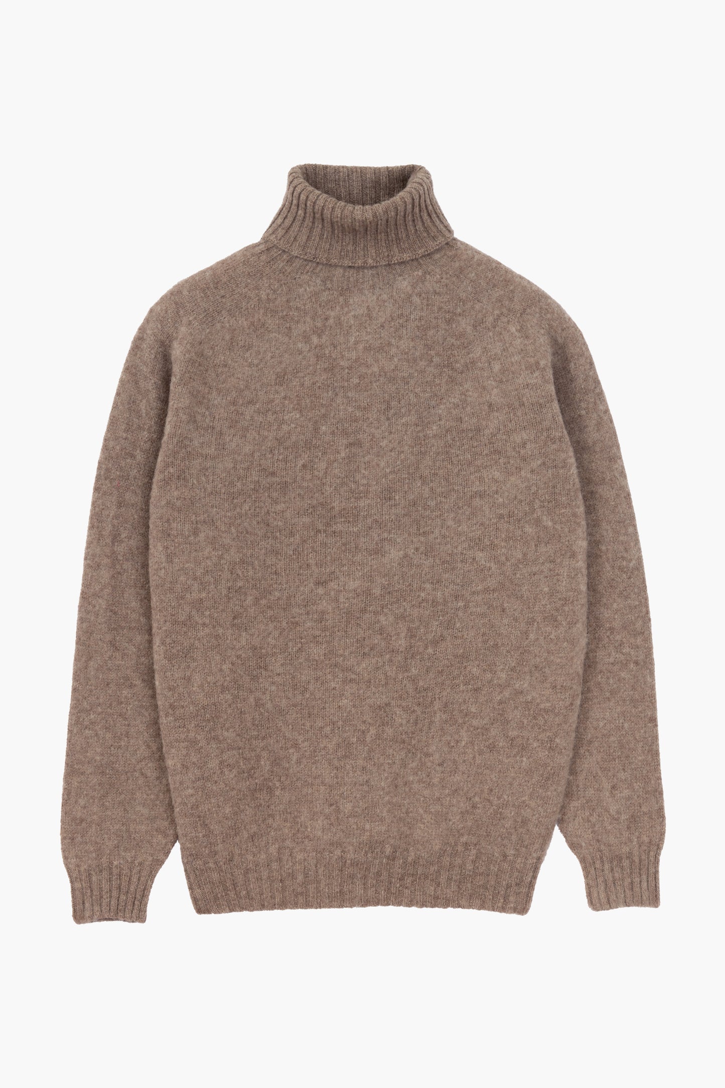 Shaggy Dog wool turtleneck sweater - Brown