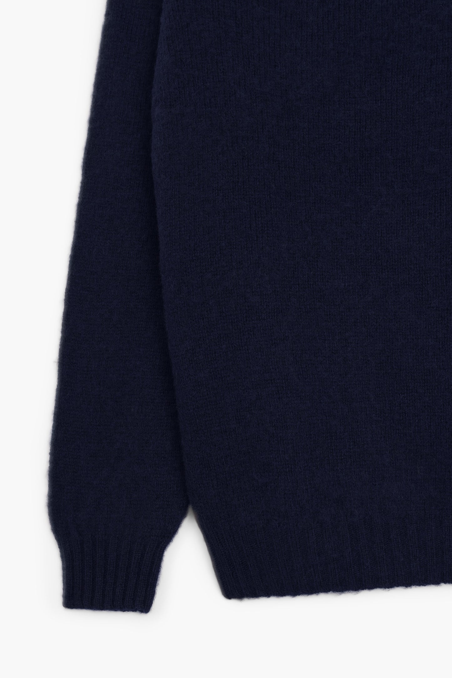 Shaggy Dog wool turtleneck sweater - Navy Blue