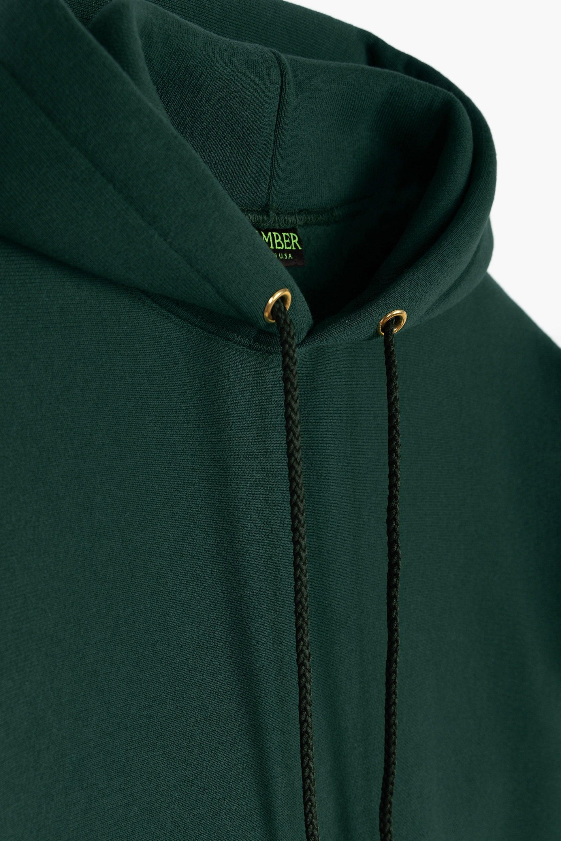 Hoodie Max-weight Vert forêt