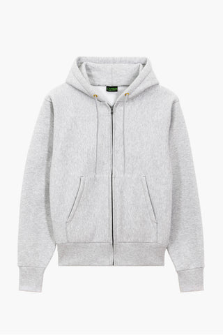 Hoodie zippé Max-weight - Gris Chiné