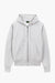 Hoodie met rits voor maximaal gewicht - Gemêleerd grijs