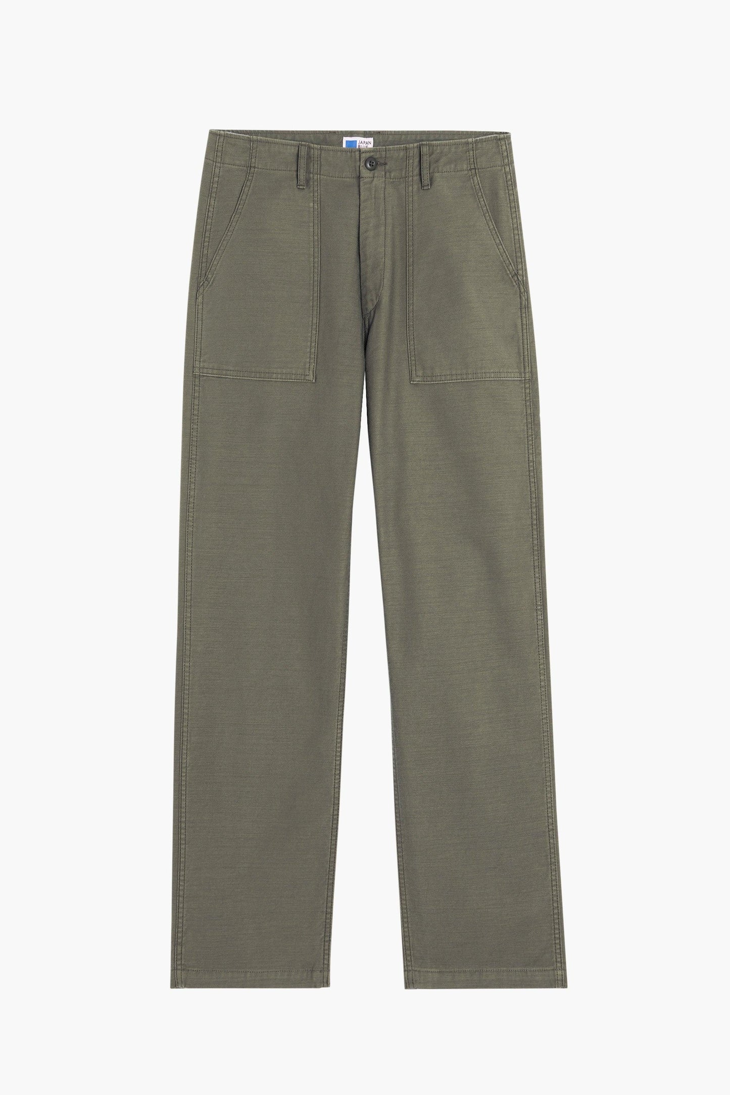 Cotton fatigue pants - Olive