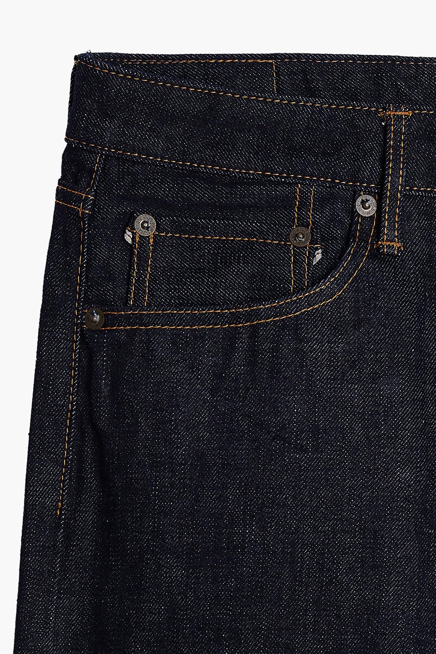 Jean Classic Straight 14.8Oz - Denim selvedge brut