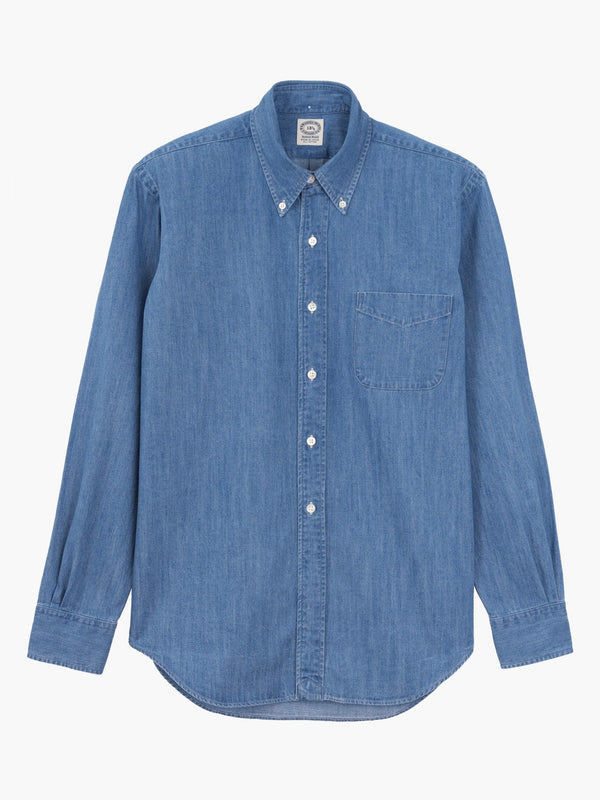 Chemise 'Vintage Ivy' - Jean délavé