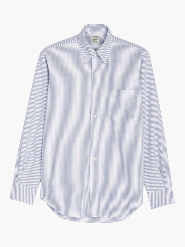Chemise 'Vintage Ivy' - Oxford Rayé Bleu
