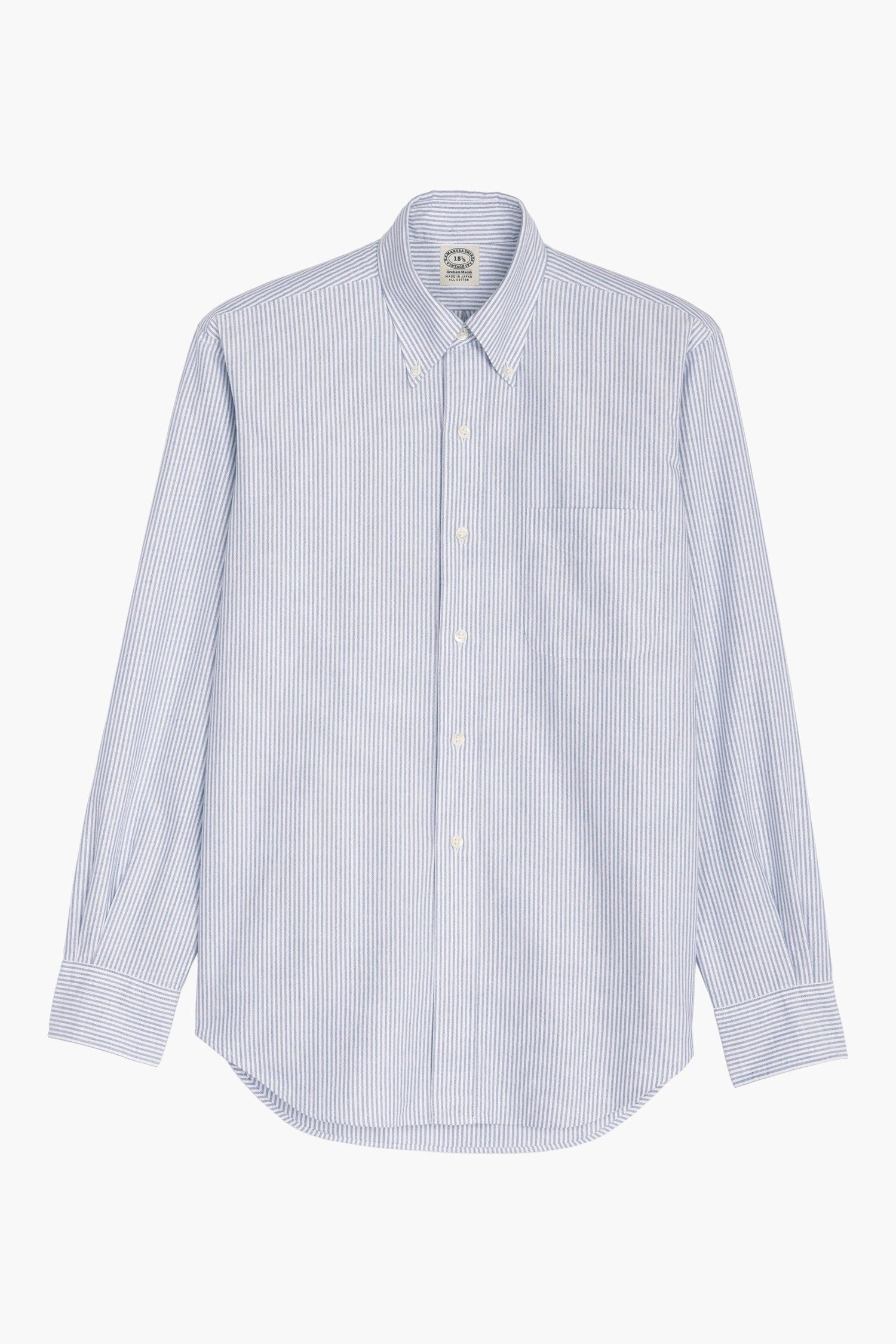 KAMAKURA SHIRTS - Chemise Vintage Ivy Oxford Rayé