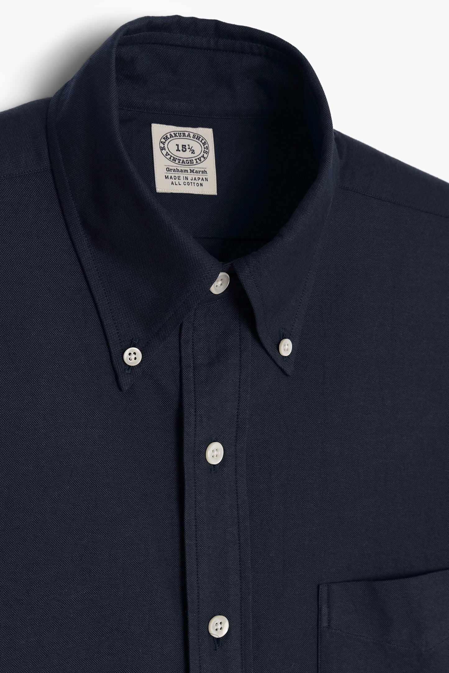 Chemise 'Vintage Ivy' - Oxford Marine