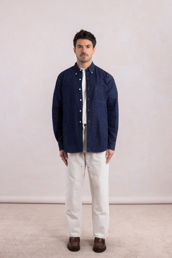 'Vintage Ivy'-overhemd - Raw Denim