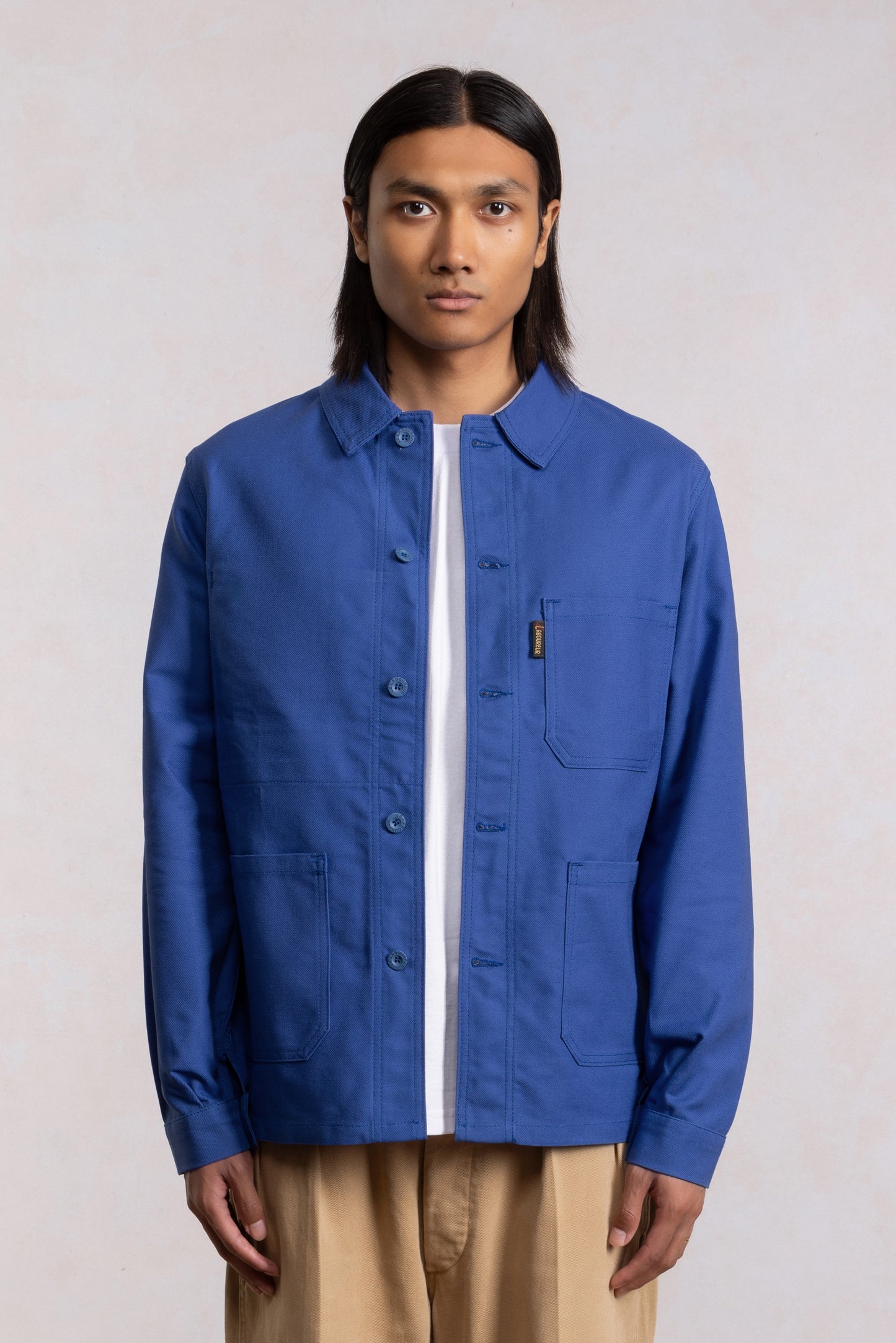 Veste de travail en coton - Bleu