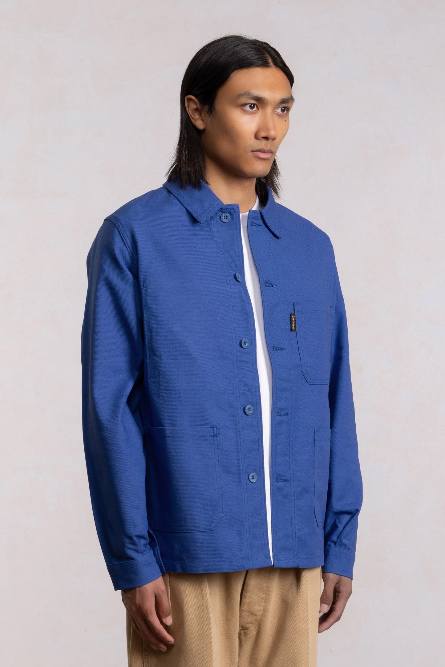 Veste de travail en coton - Bleu