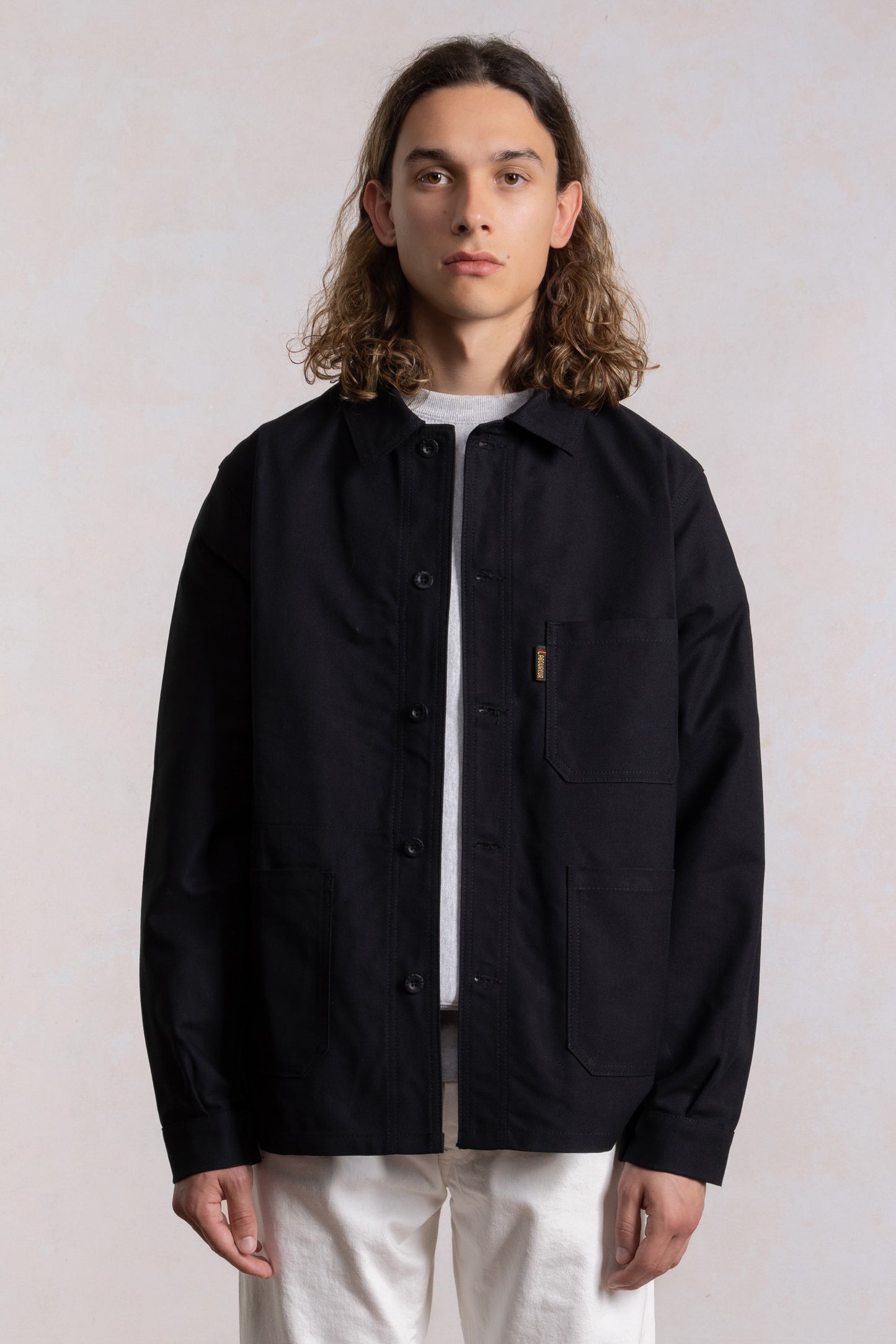 Work Jacket - Black Cotton