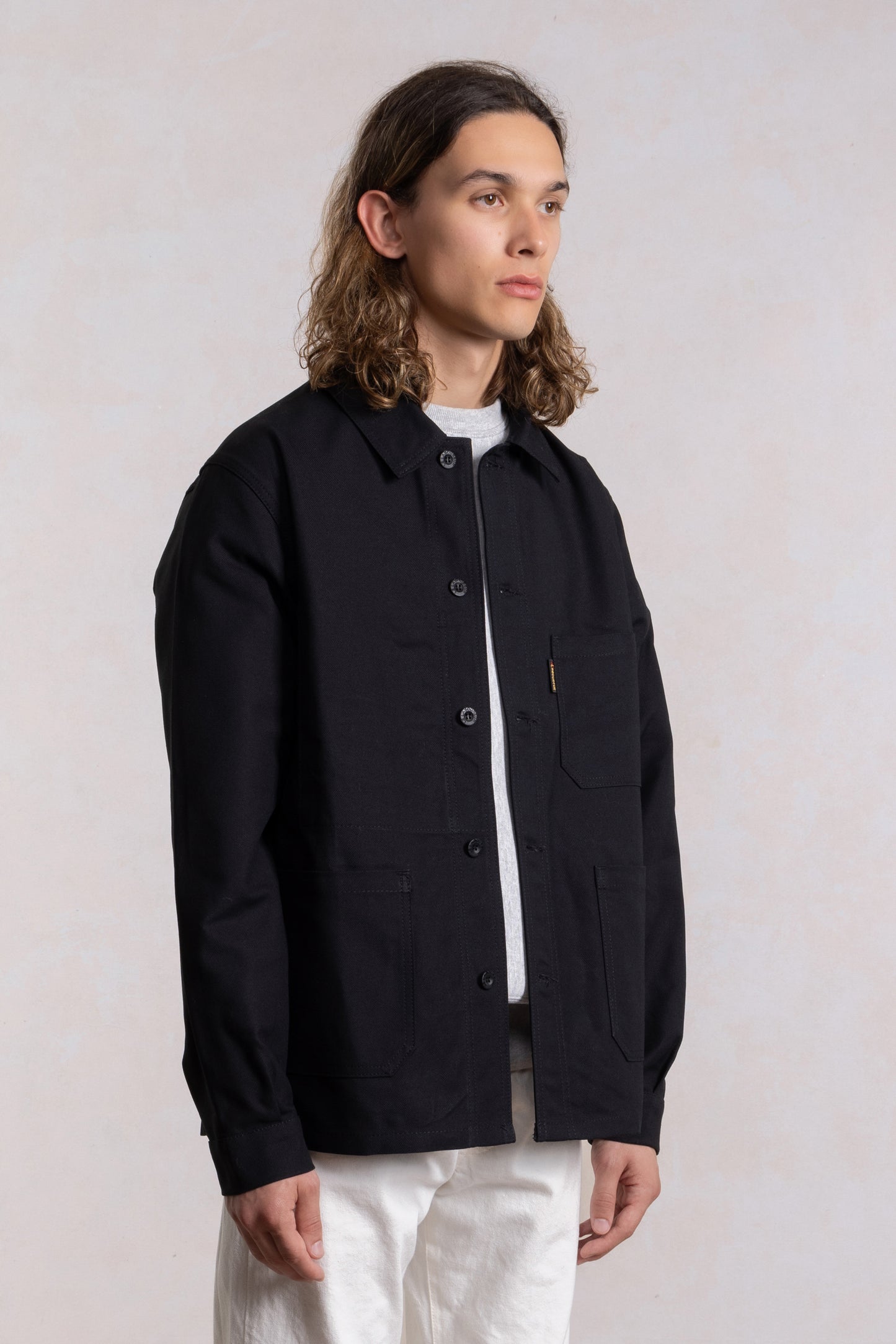 Work Jacket - Black Cotton