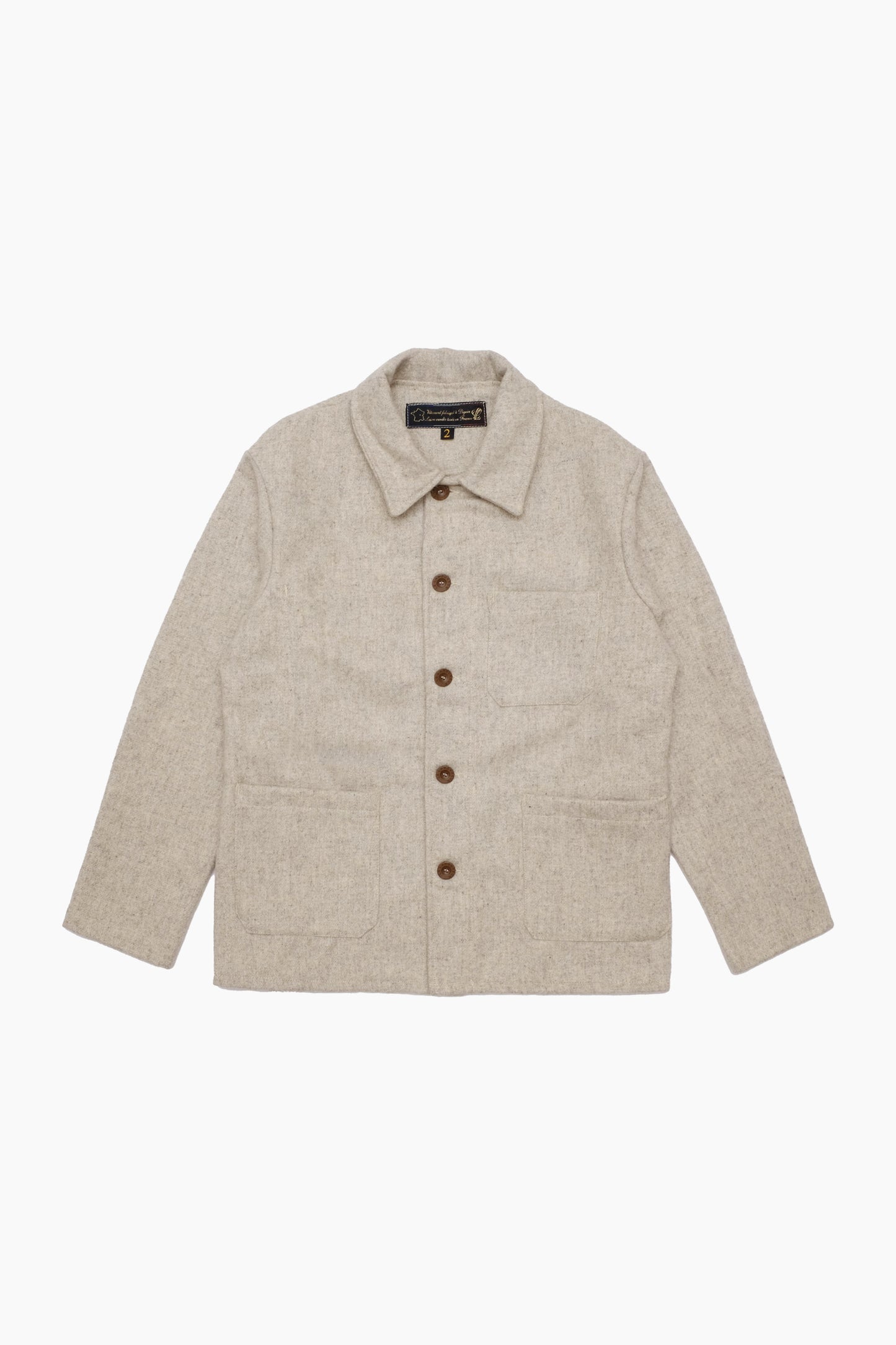 Work Jacket - Cream Wool