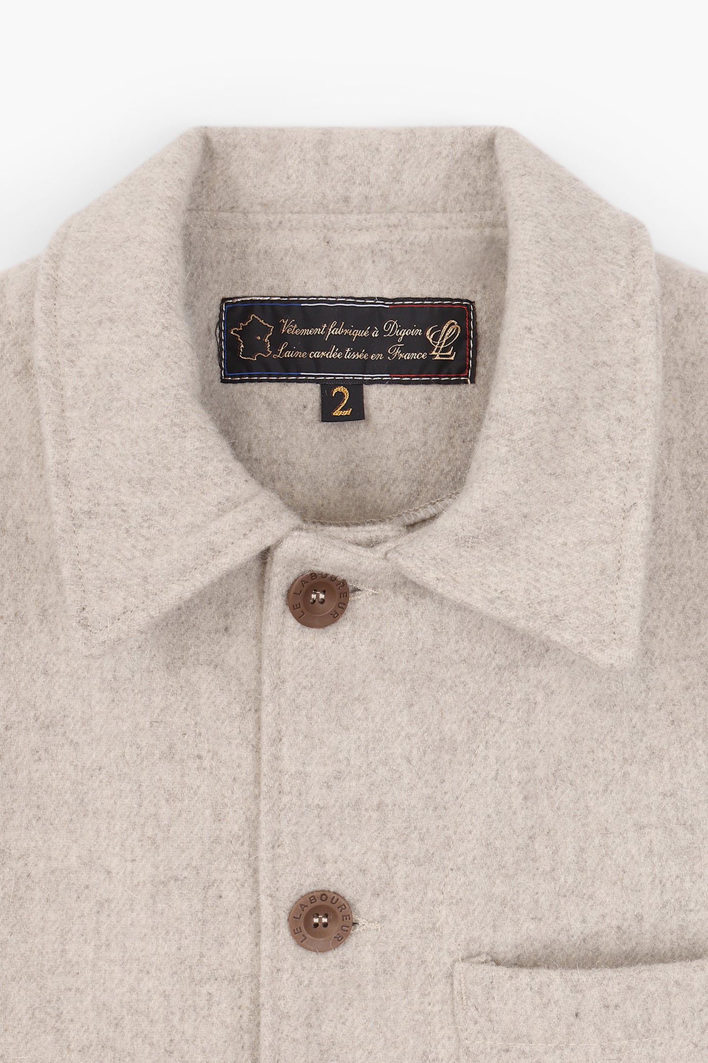 Work Jacket - Cream Wool