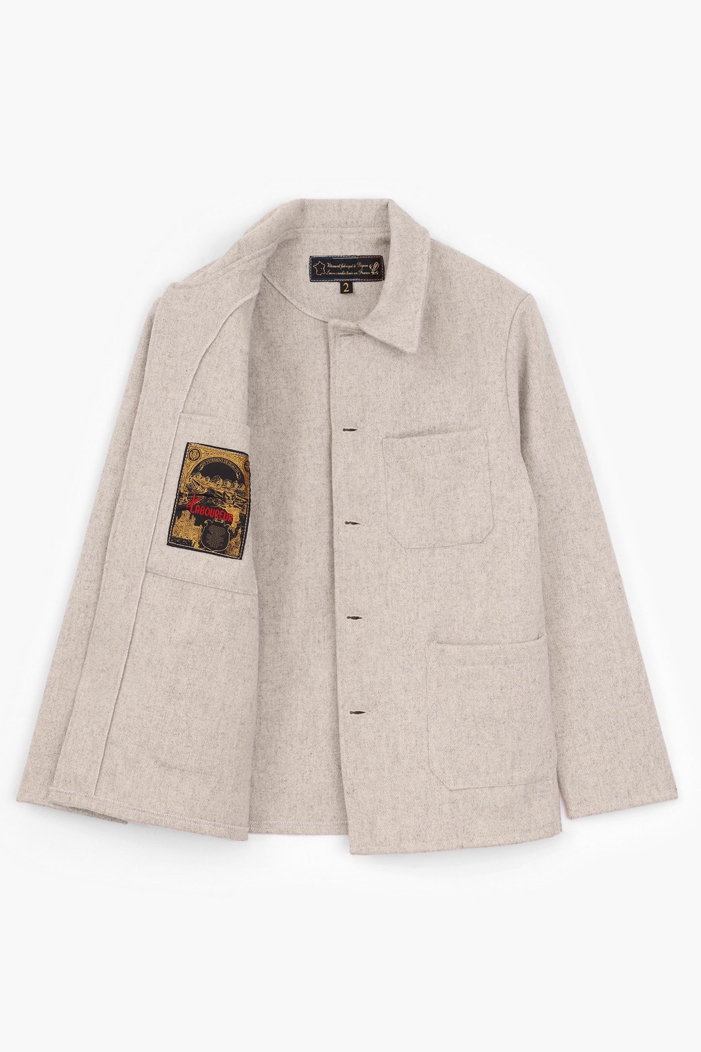 Work Jacket - Cream Wool