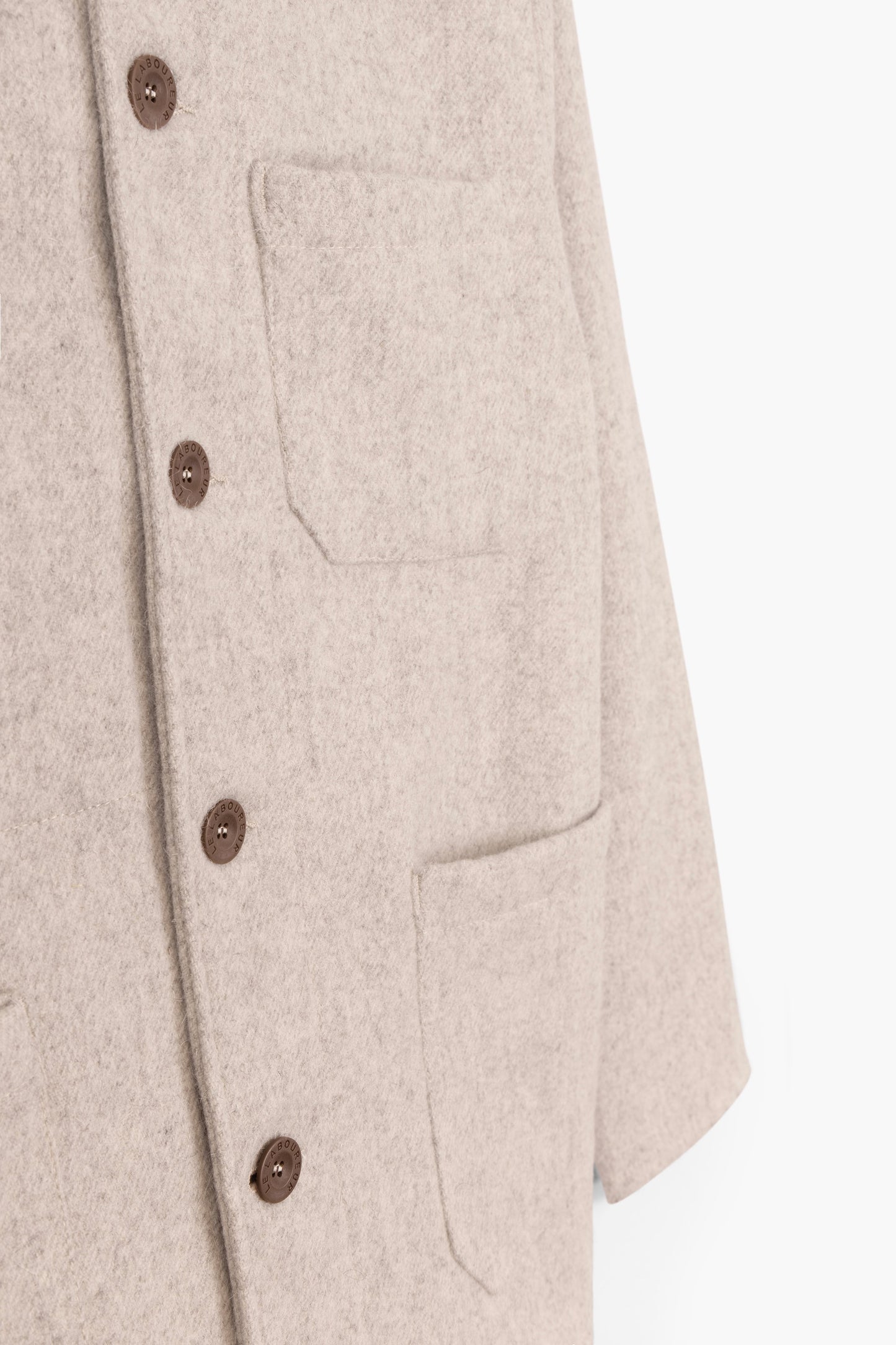 Work Jacket - Cream Wool