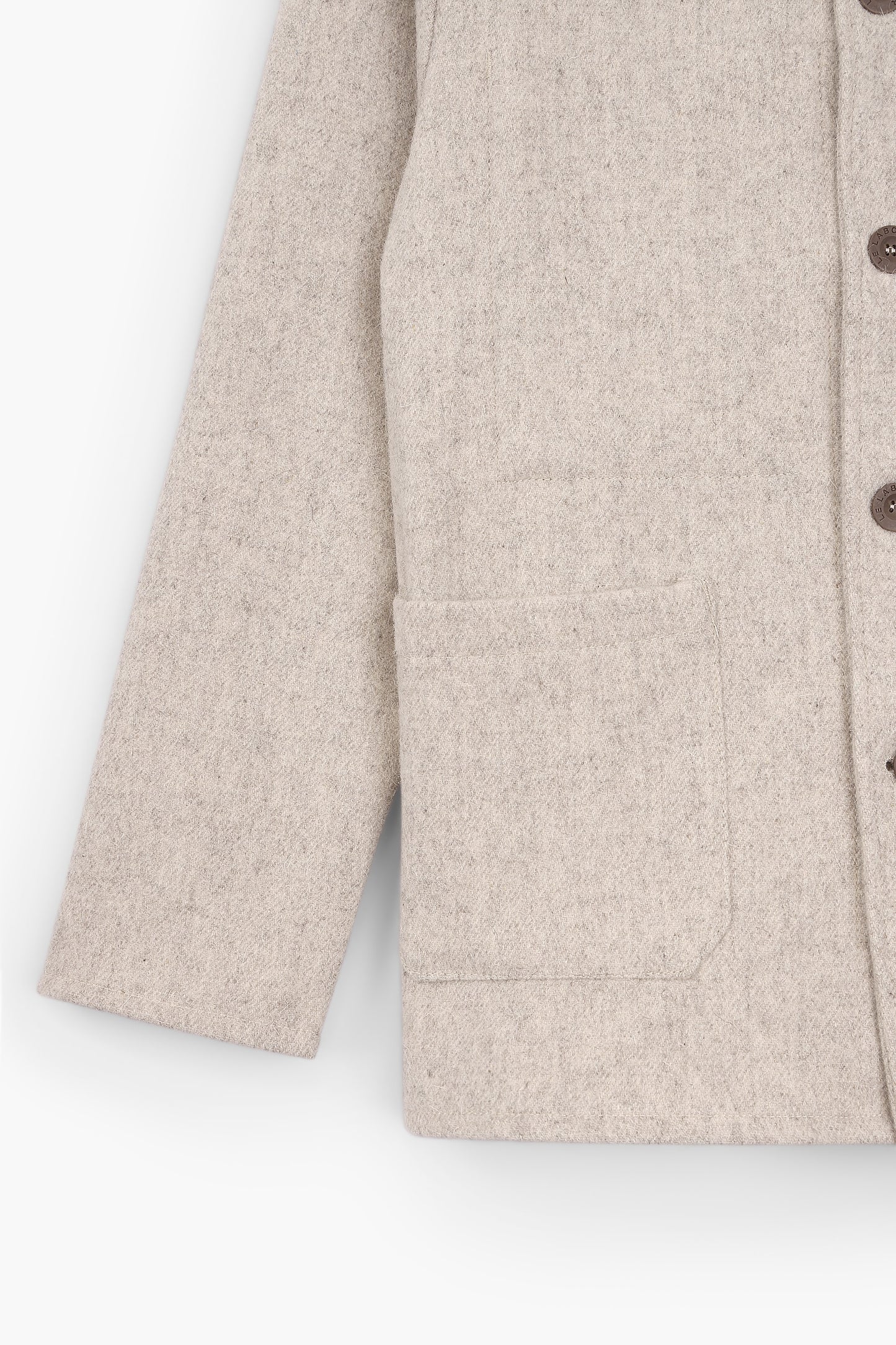 Work Jacket - Cream Wool