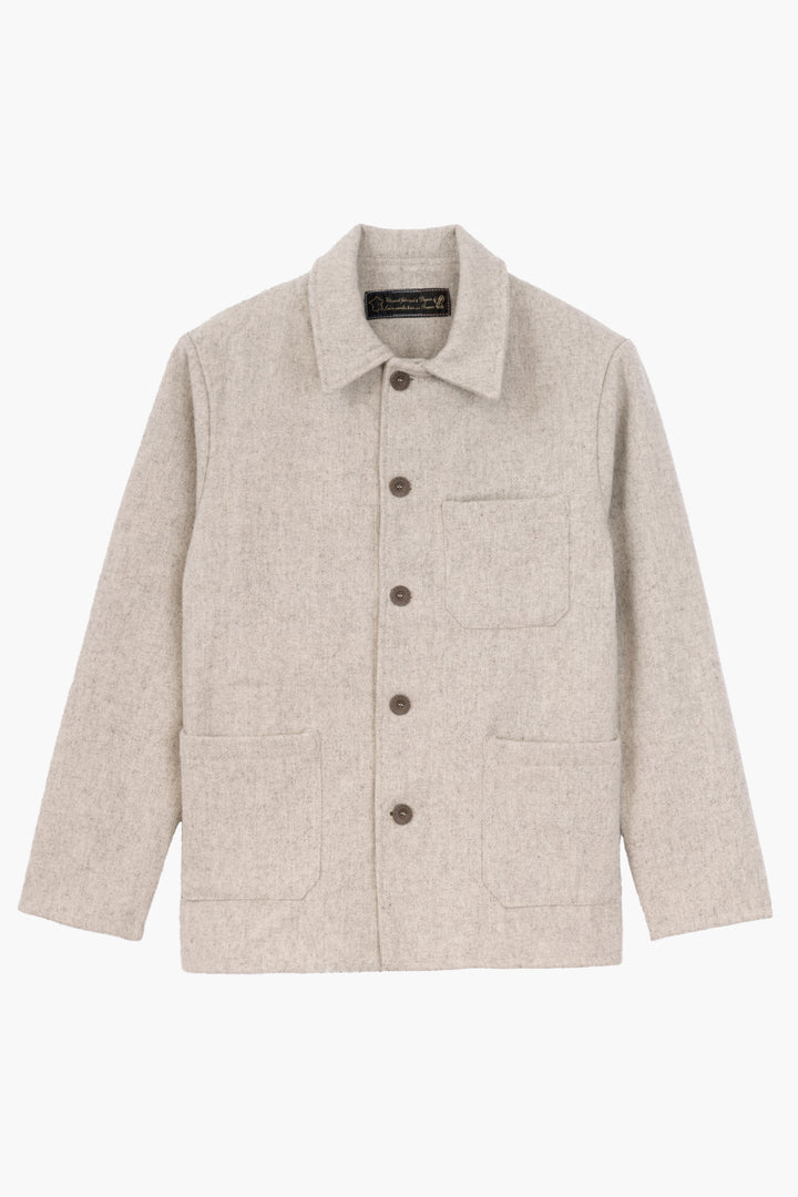 Work Jacket - Cream Wool