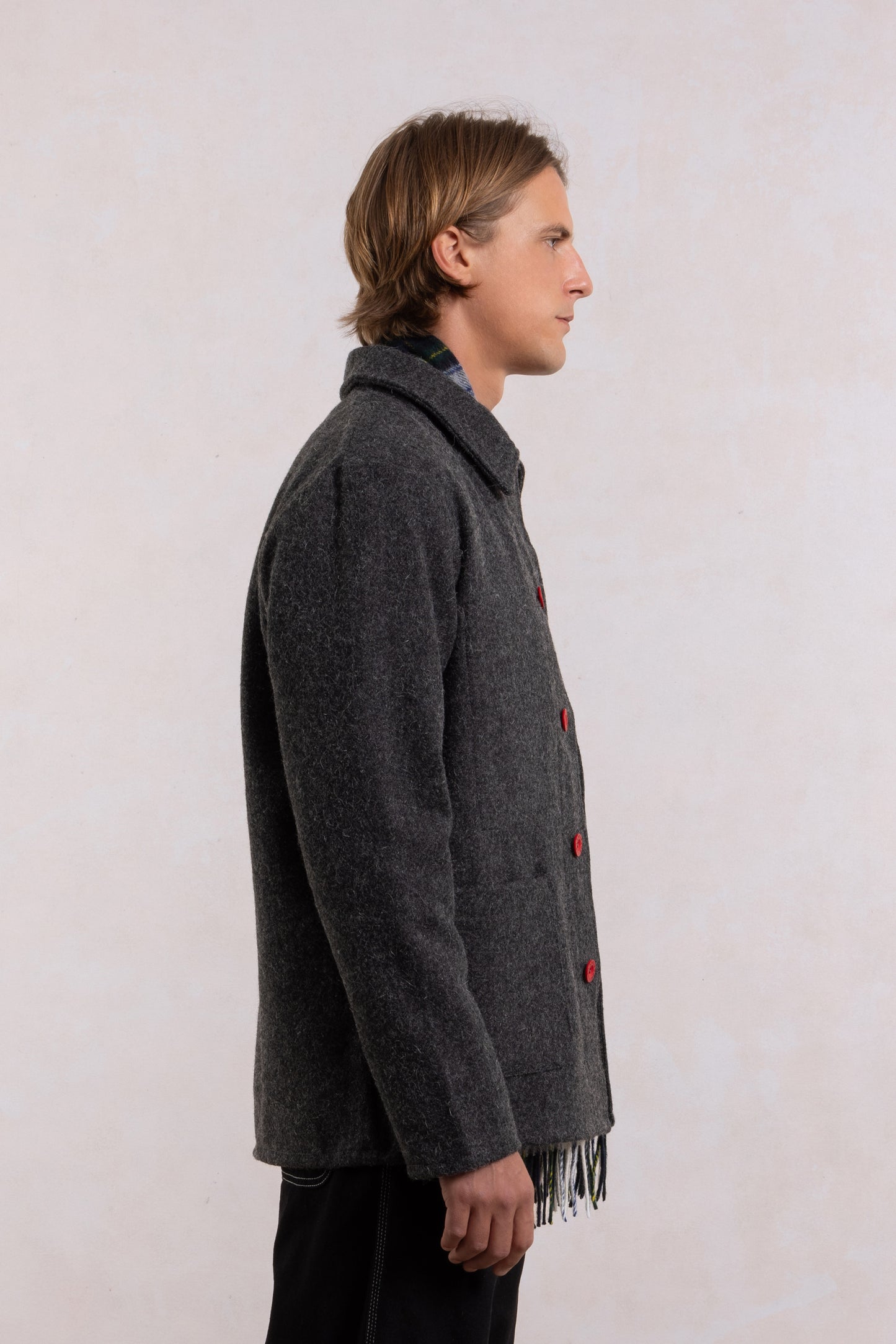 Work Jacket - Grey Wool