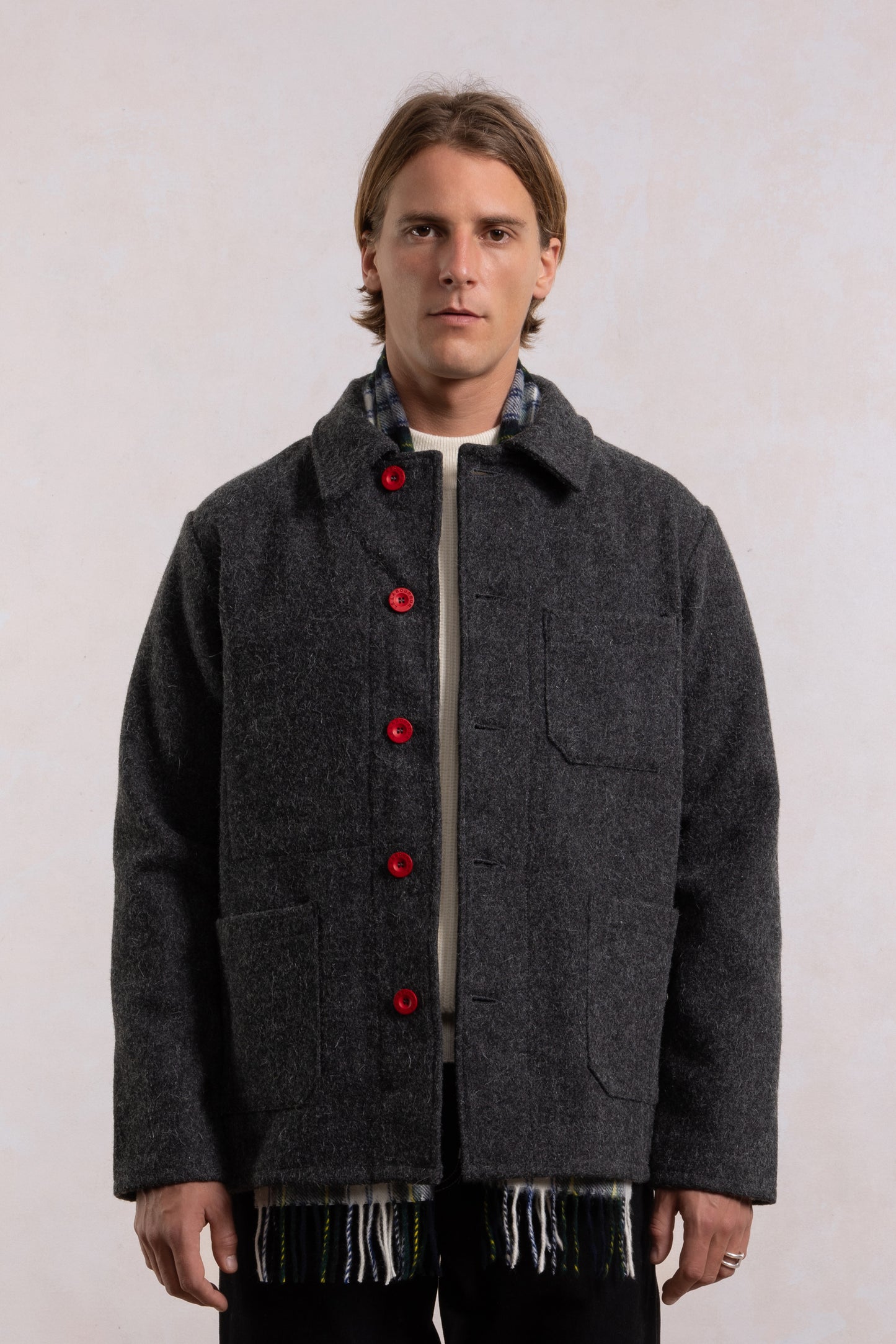 Work Jacket - Grey Wool