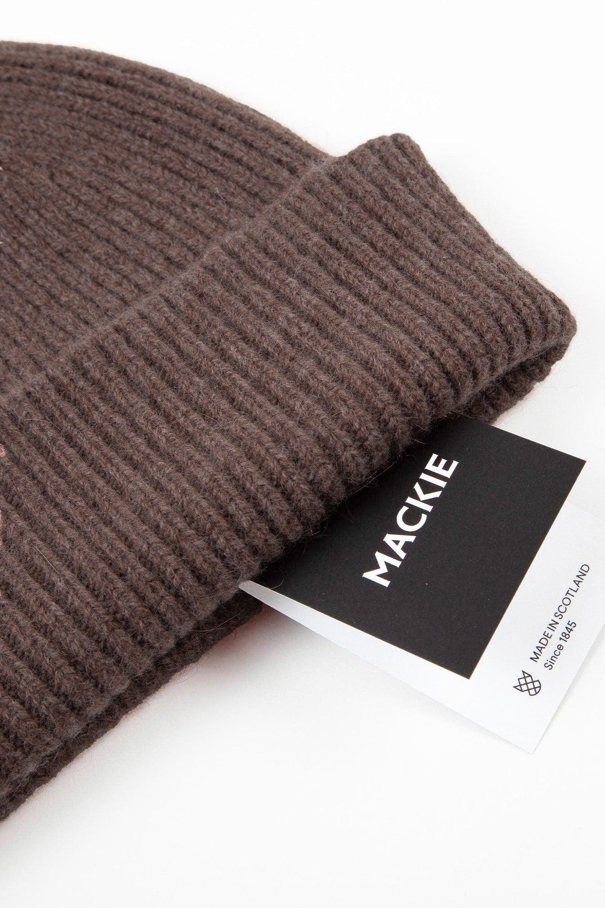 Wool Beanie - Brown