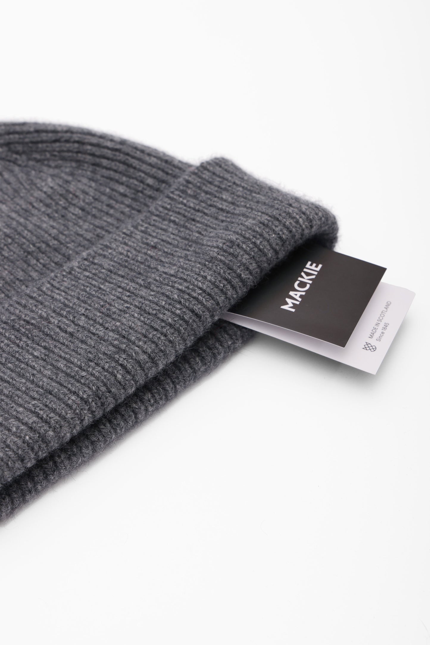 Wool Beanie - Heather gray