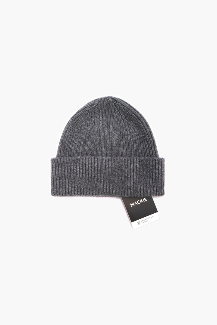 Wool Beanie - Heather gray