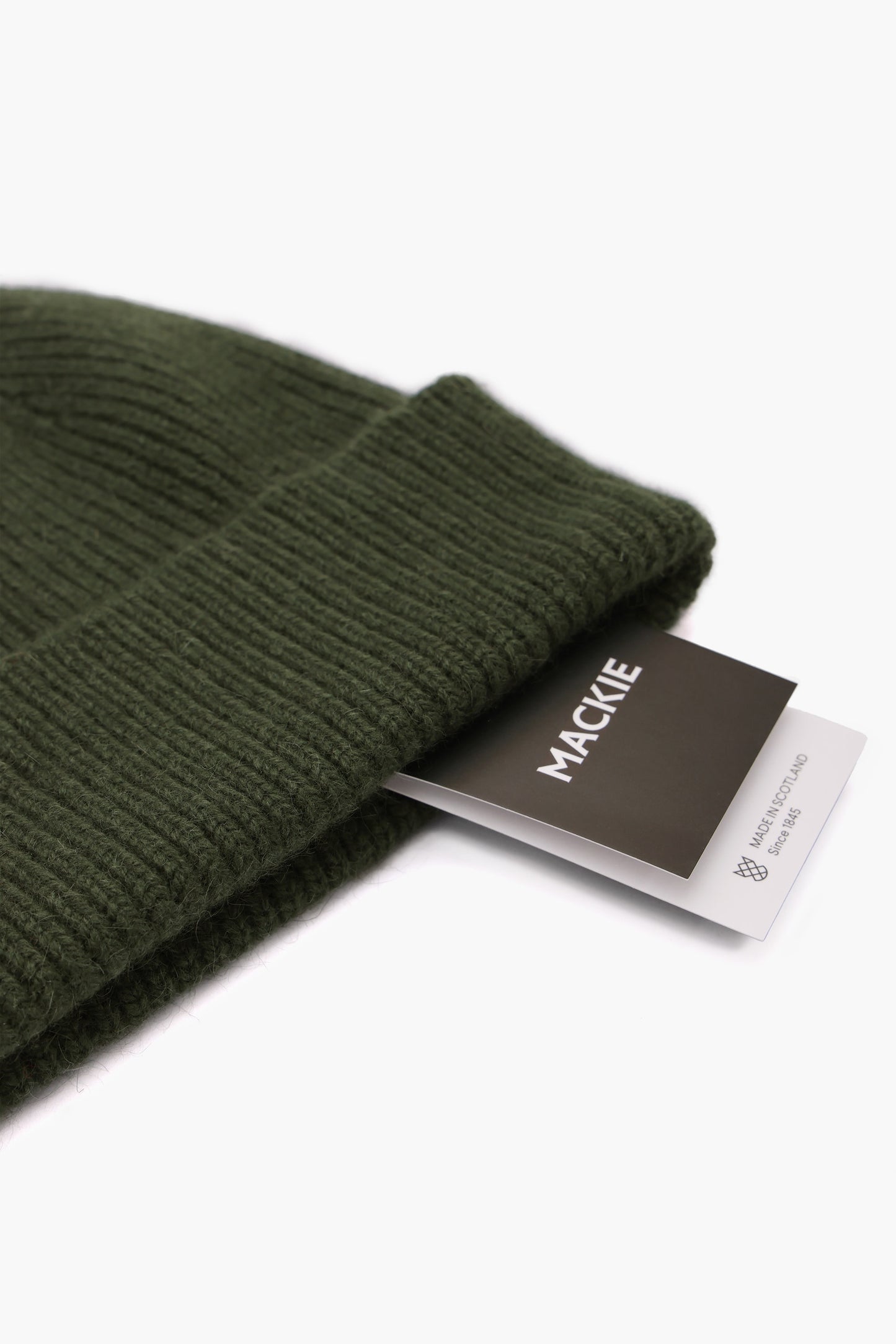 Wool Beanie - Dark Green