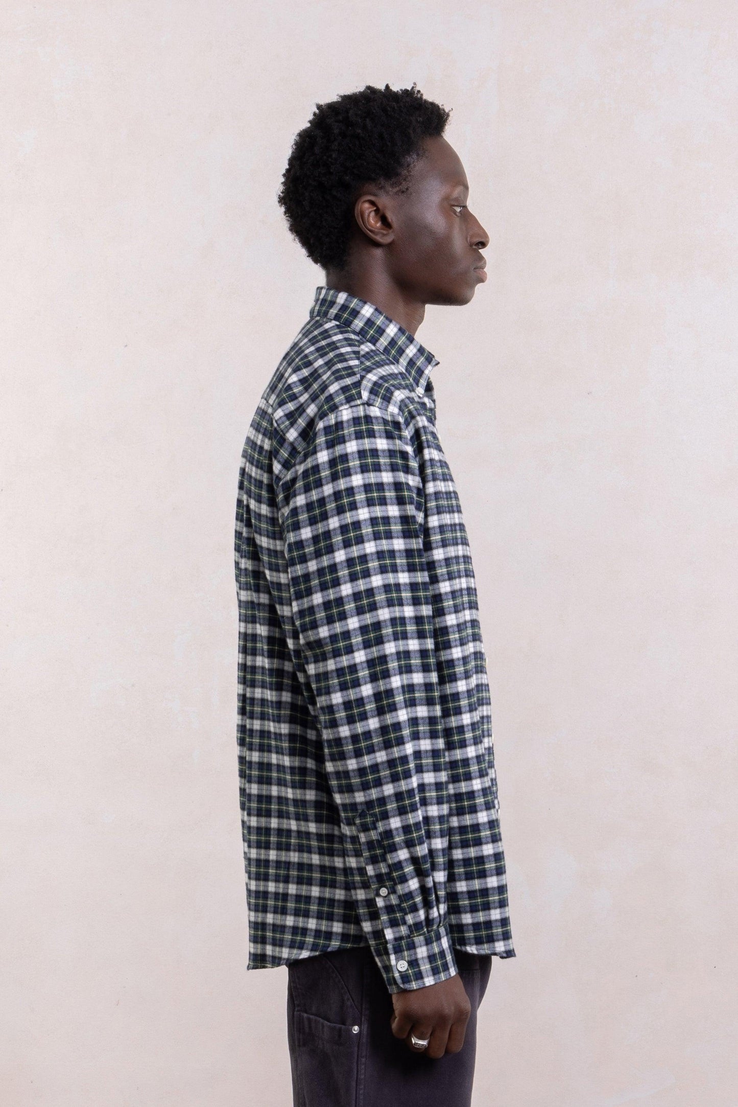 Dad’s shirt - Brushed Cotton Twill Plaid