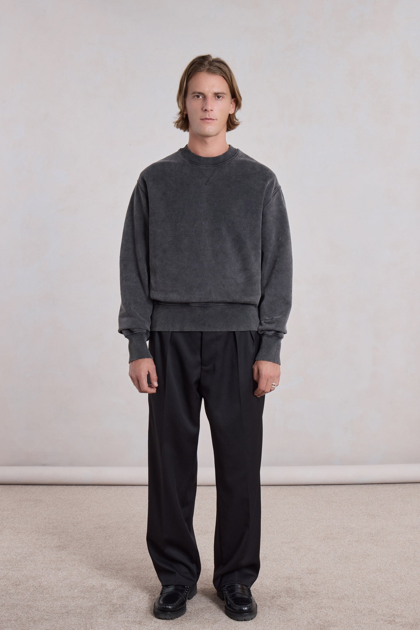 Athletic Sweatshirt - Faded Black