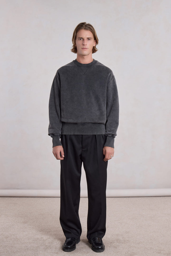 Athletic Sweatshirt - Faded Black
