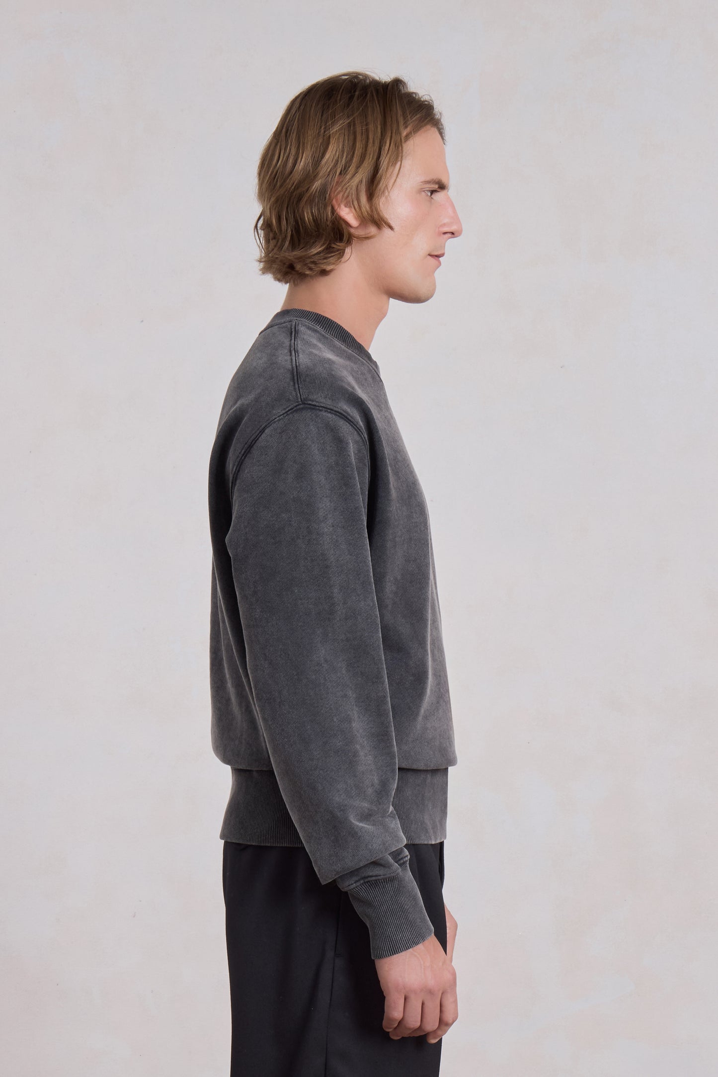 Athletic Sweatshirt - Faded Black
