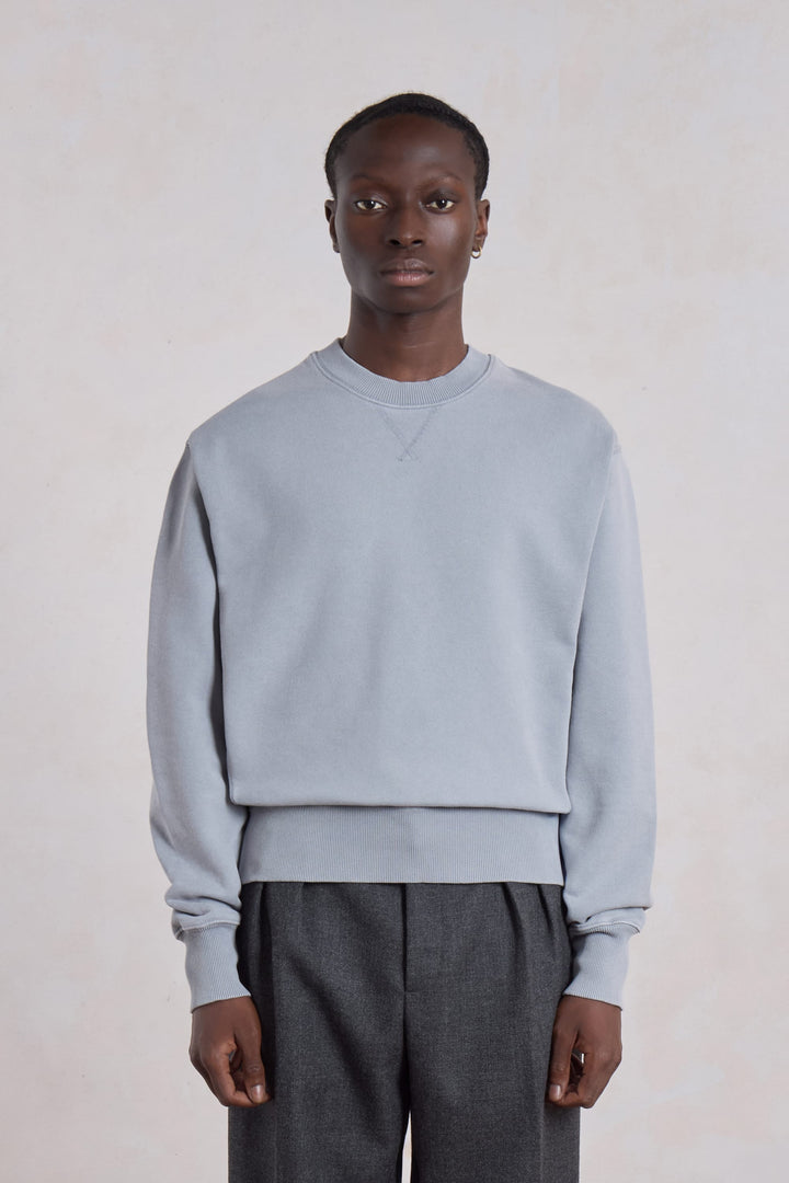 Athletic Sweatshirt - Faded Blue