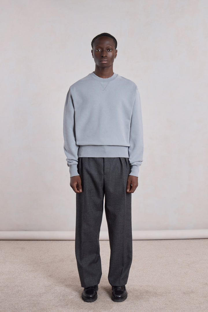 Athletic Sweatshirt - Faded Blue