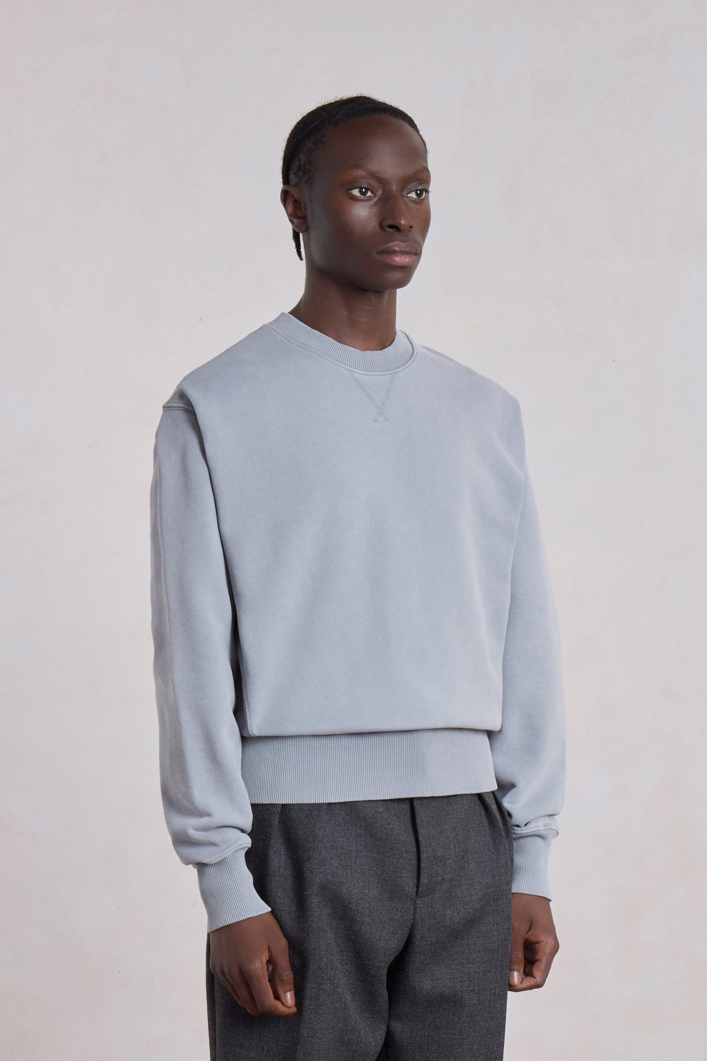 Athletic Sweatshirt - Faded Blue