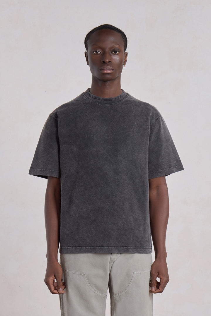 Athletic T-shirt Faded Black