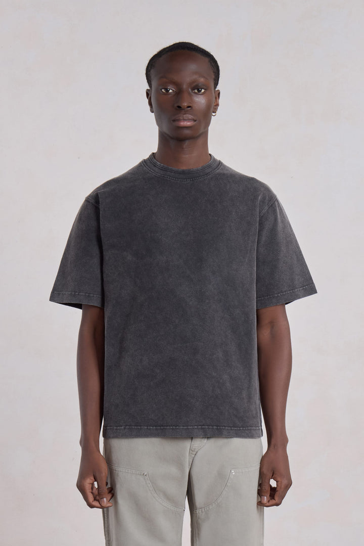 Athletic T-shirt Faded Black