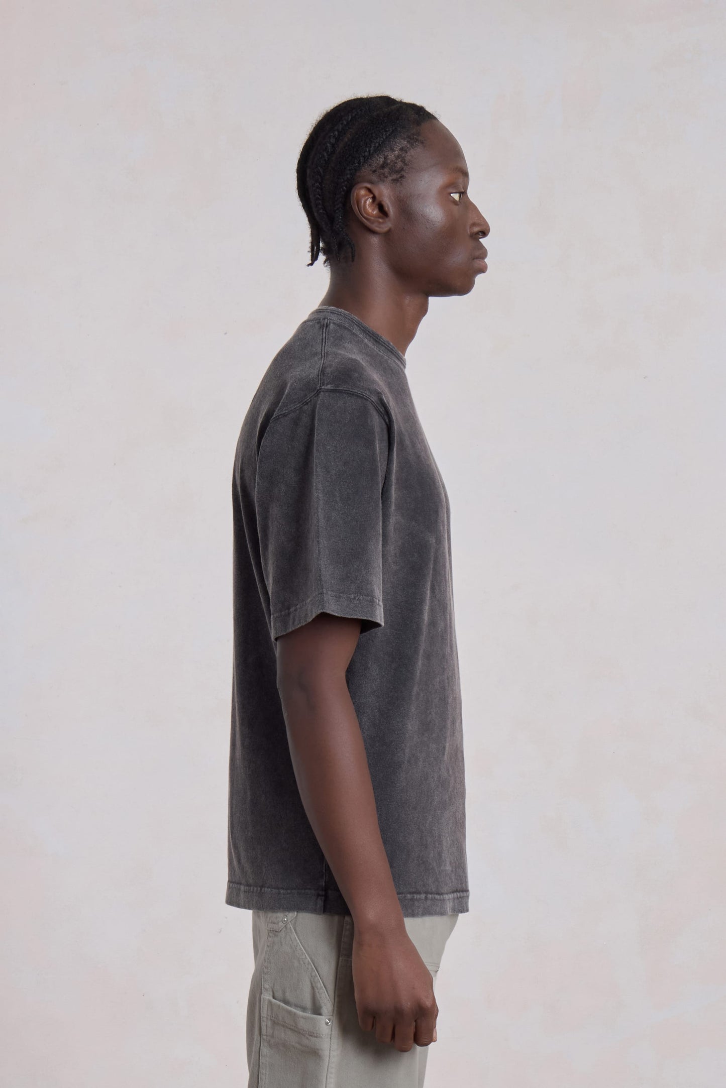Athletic T-shirt Faded Black