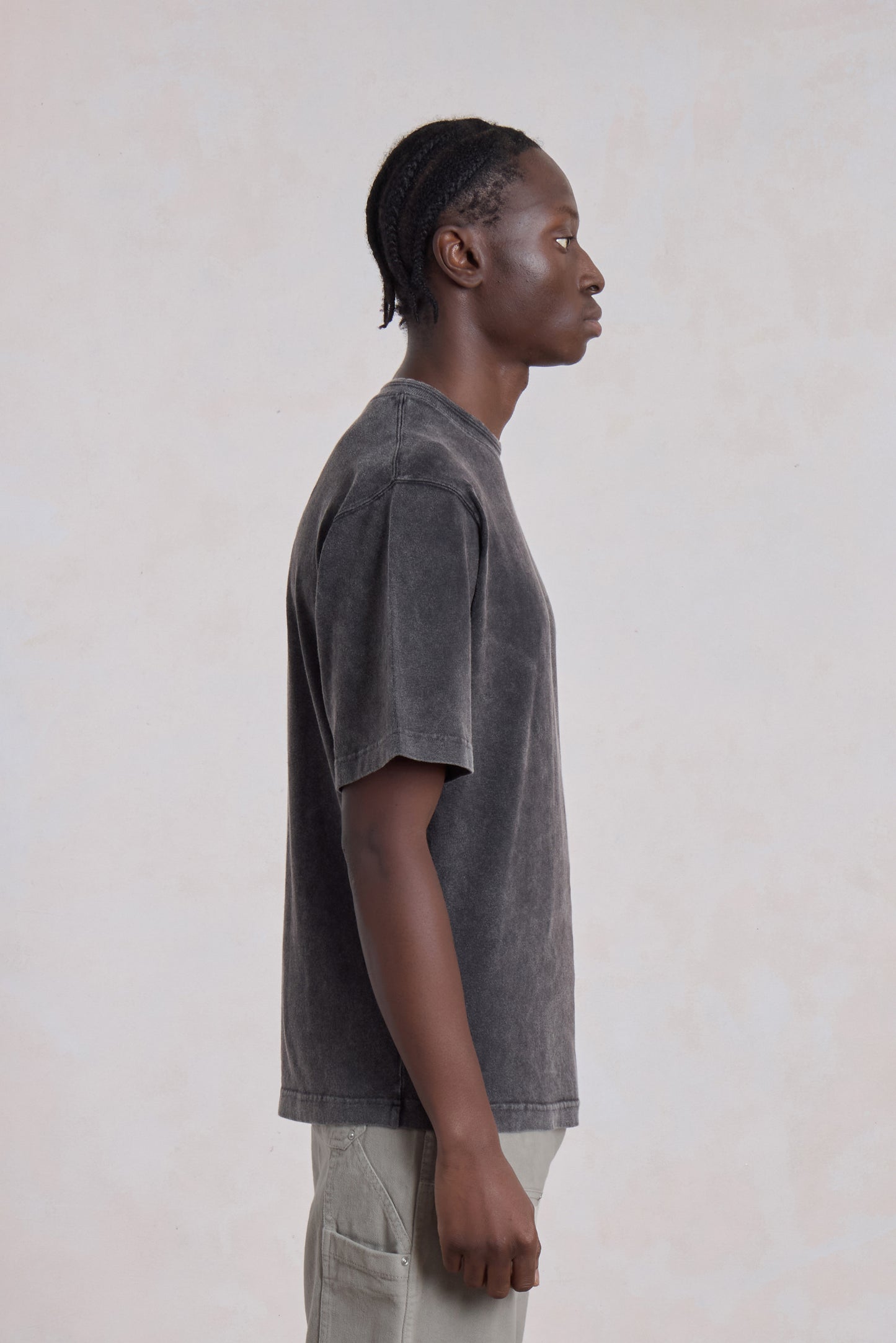Athletic T-shirt Faded Black