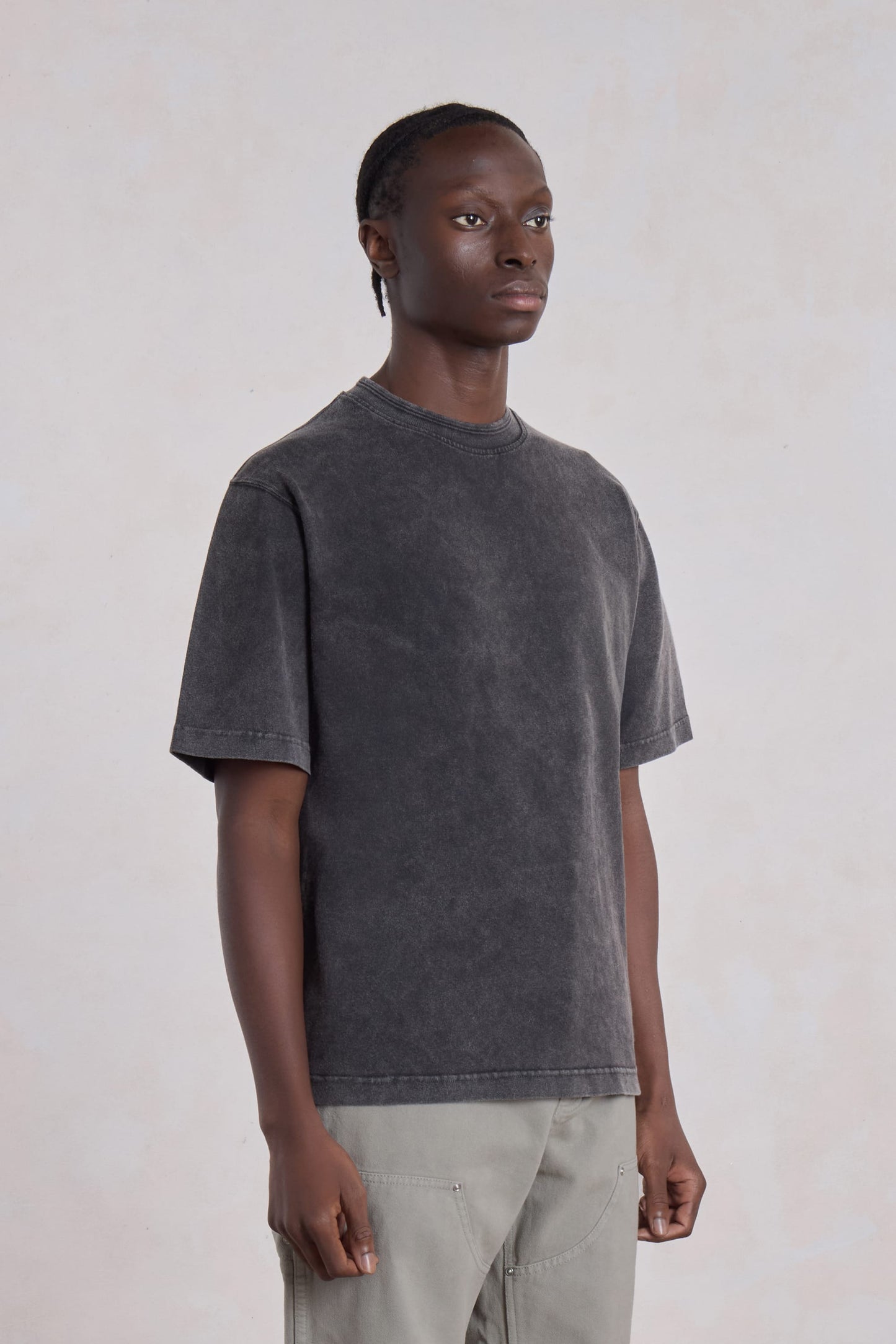 Athletic T-shirt Faded Black