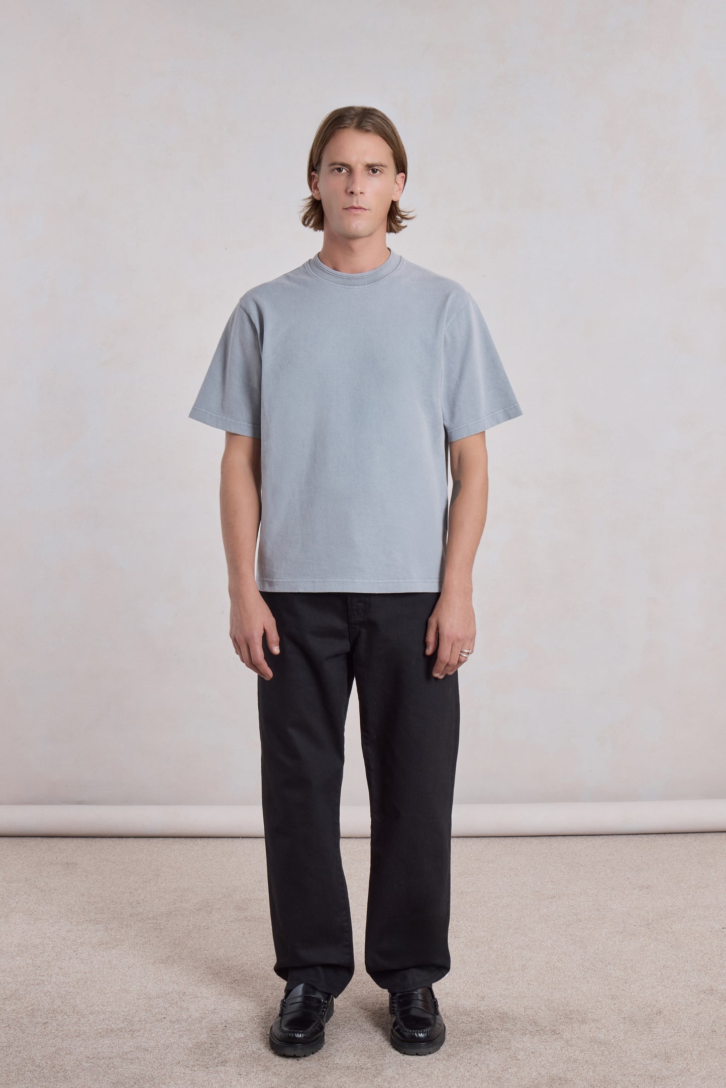 Athletic T-shirt - Faded Blue
