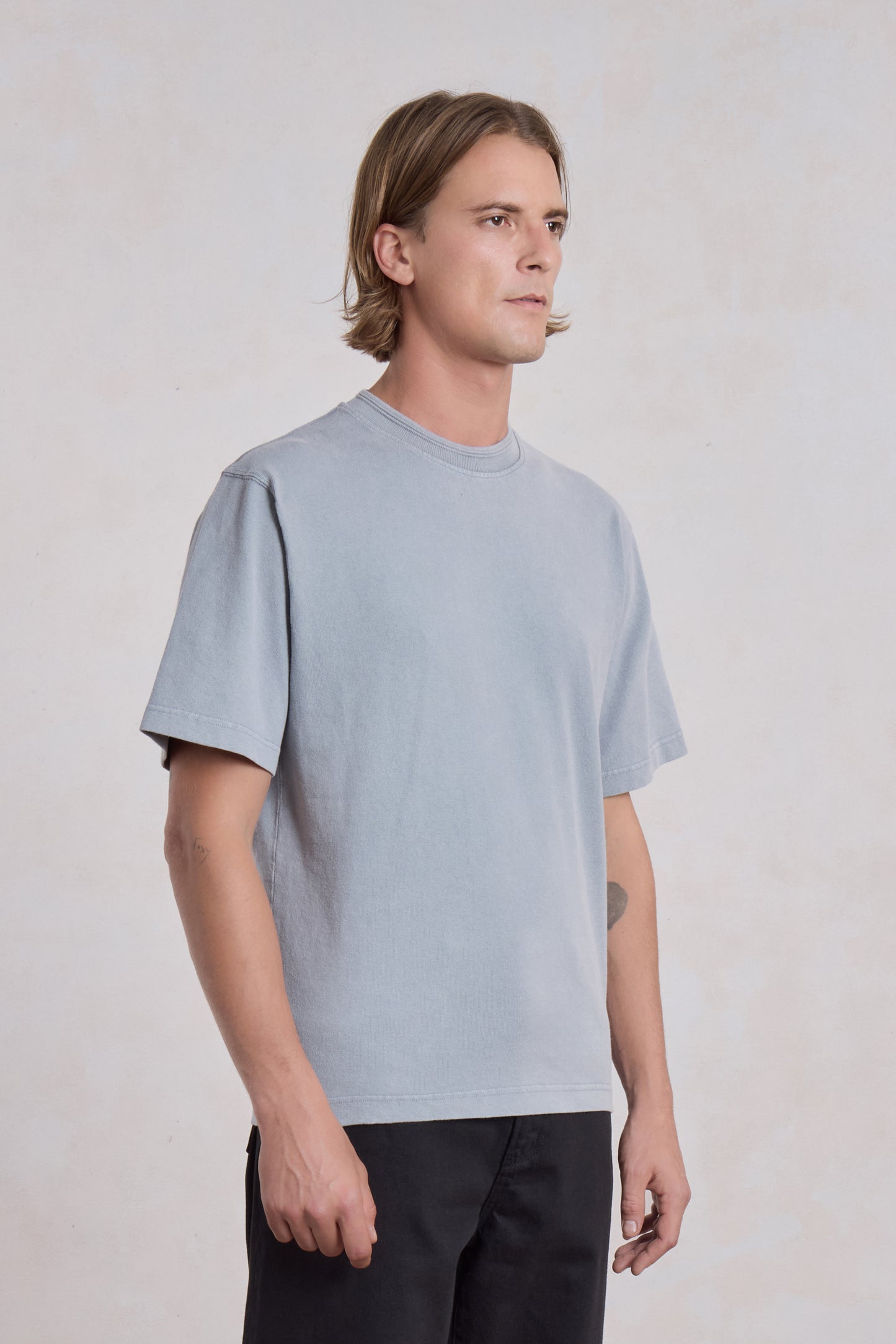 Athletic T-shirt - Faded Blue