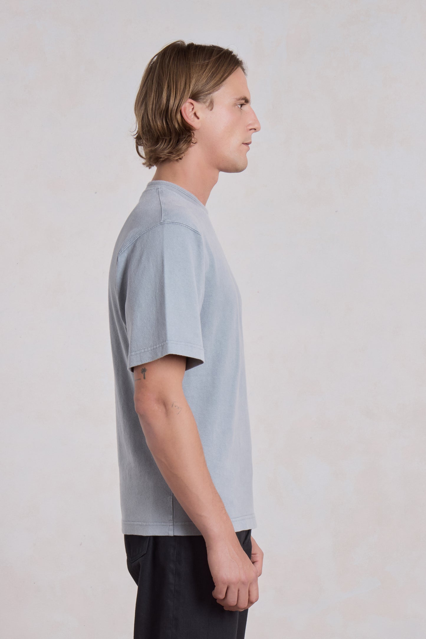 Athletic T-shirt - Faded Blue