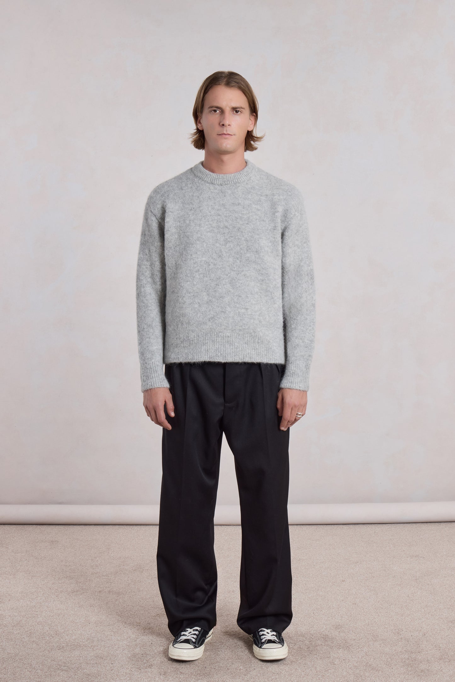 Alpaca sweater - Grey