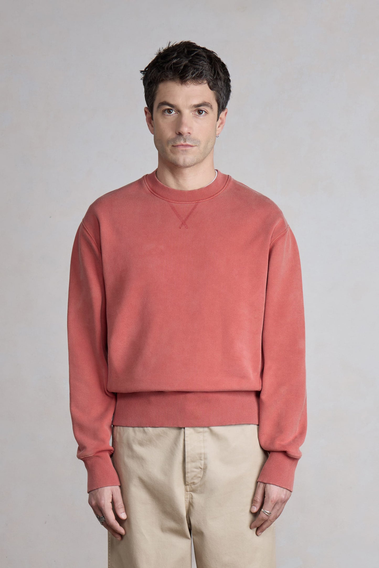 Athletic Sweatshirt - Faded Red