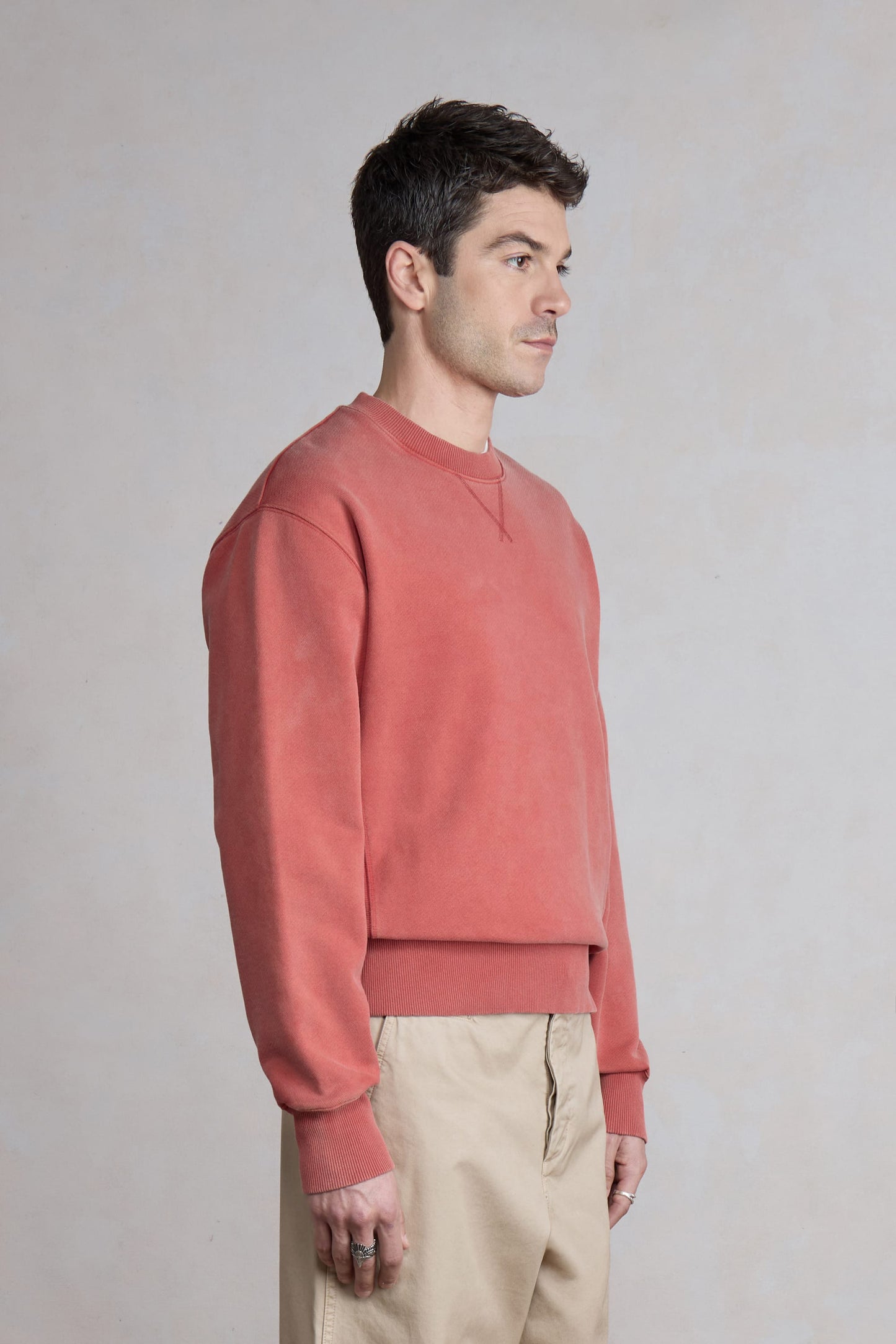 Athletic Sweatshirt - Faded Red