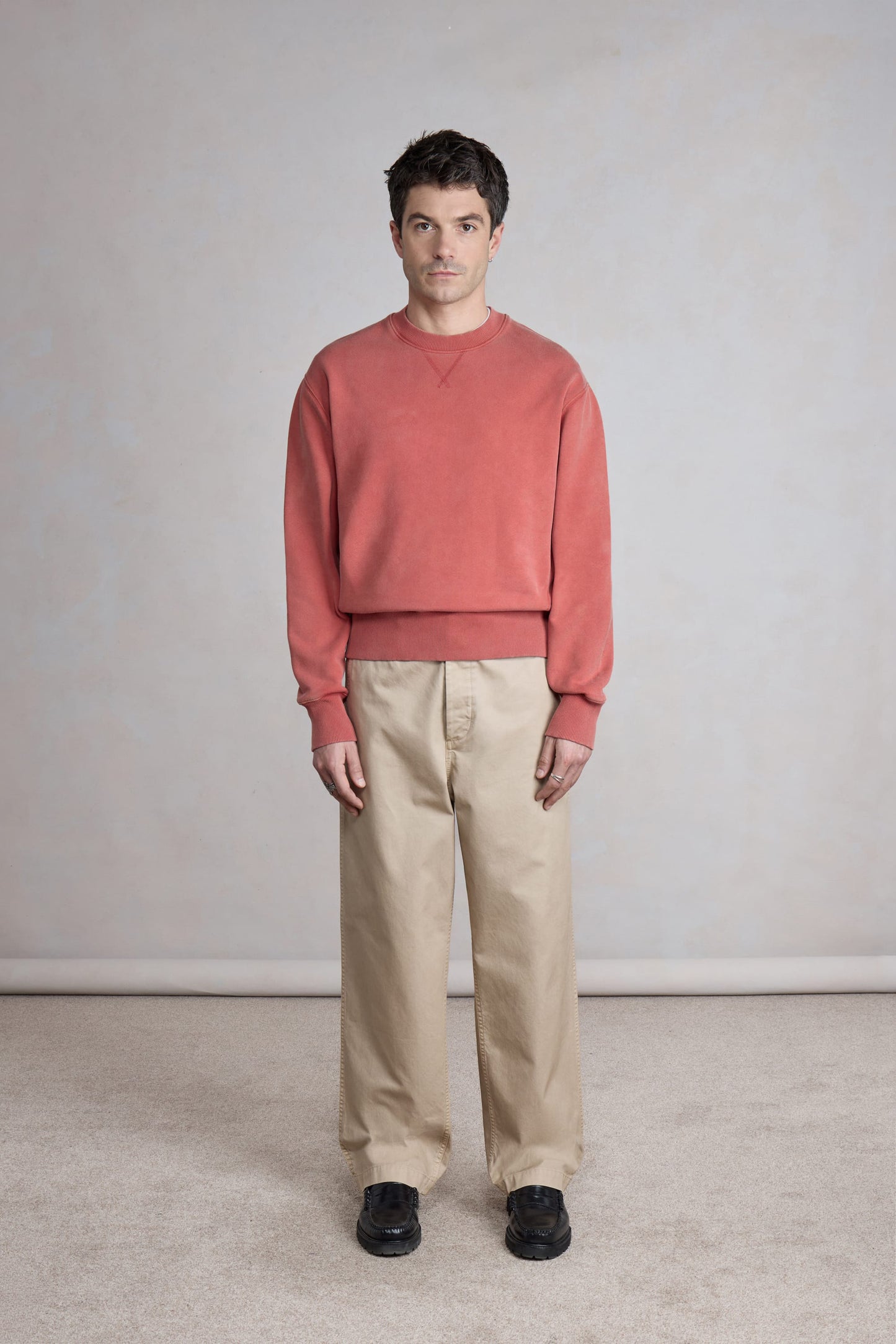 Athletic Sweatshirt - Faded Red