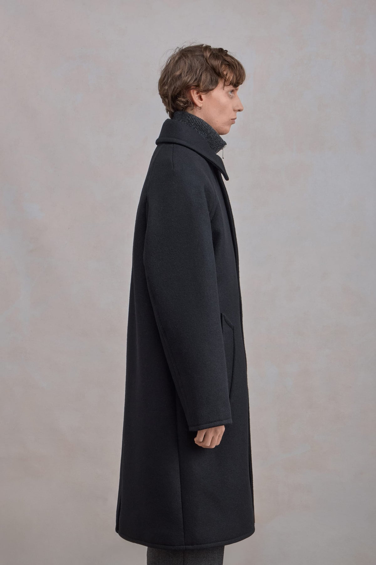 Car Coat Raglan - Black